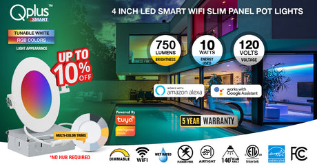 SMART Pot and Recessed Lighting Series For SMART Home - What's New at Qplus Home?