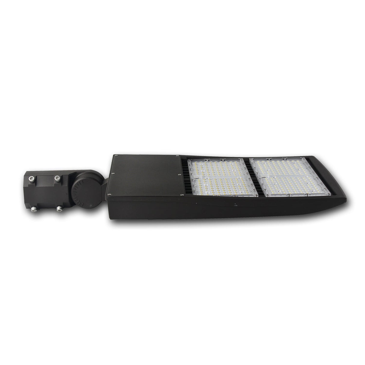 QPlus LED Parking Shoebox Luminaire sur poteau Lumière du jour Blanc 5000K en 240W et 300W