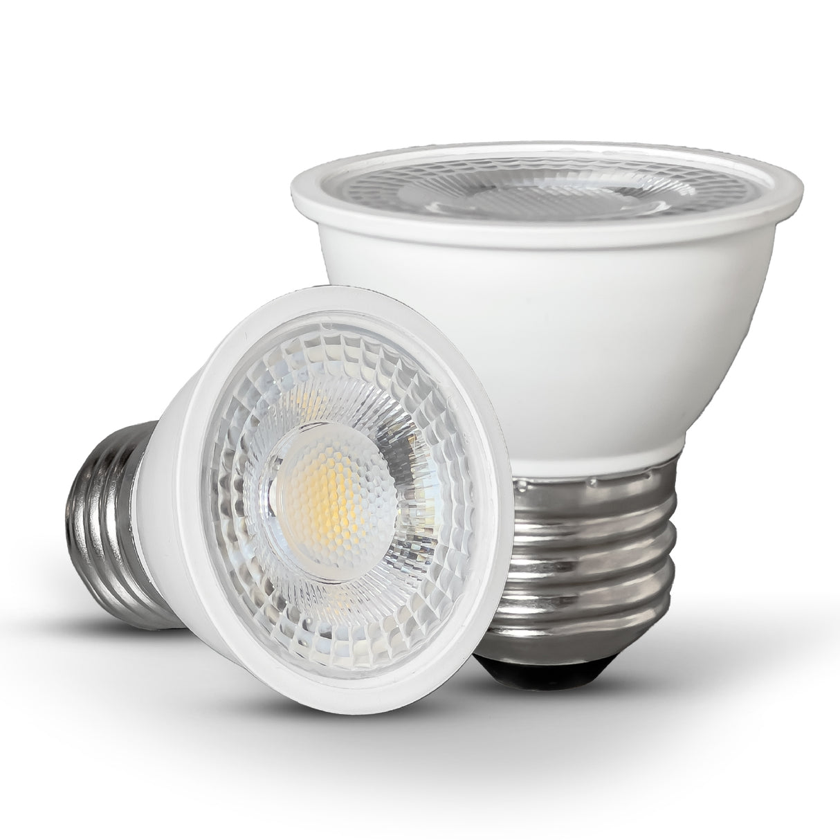 Ampoule LED encastrable QPlus PAR16, 7 W, 500 lm, 1 CCT (2 700 K/3 000 K/4 000 K/5 000 K/6 500 K), angle de faisceau 40°, intensité variable, culot à vis moyen E26, col court, certifié Energy Star, liste UL, garantie 3 ans.