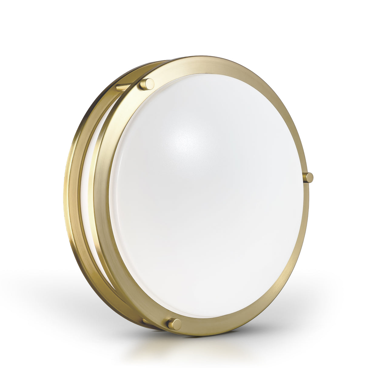 QPlus Plafonnier LED encastré 30,5 cm, double anneau 18 watts 1200 lm, intensité variable