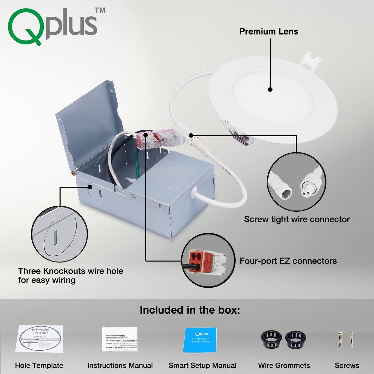 4 Inch Smart Recessed LED Lighting, Slim, WiFi-No Hub, RGB 16 Million Colors & Tunable White (2700K-6500K), Wet Rated, Works with Alexa & Google Assistant (Trims separate)