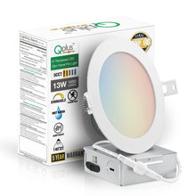 Load image into Gallery viewer, 6 Inch Recessed LED Lighting, Slim, 5CCT Color Selectable,  Wet Rated
