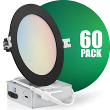Load image into Gallery viewer, 6 Inch Recessed LED Lighting, Slim, 5CCT Color Selectable,  Wet Rated
