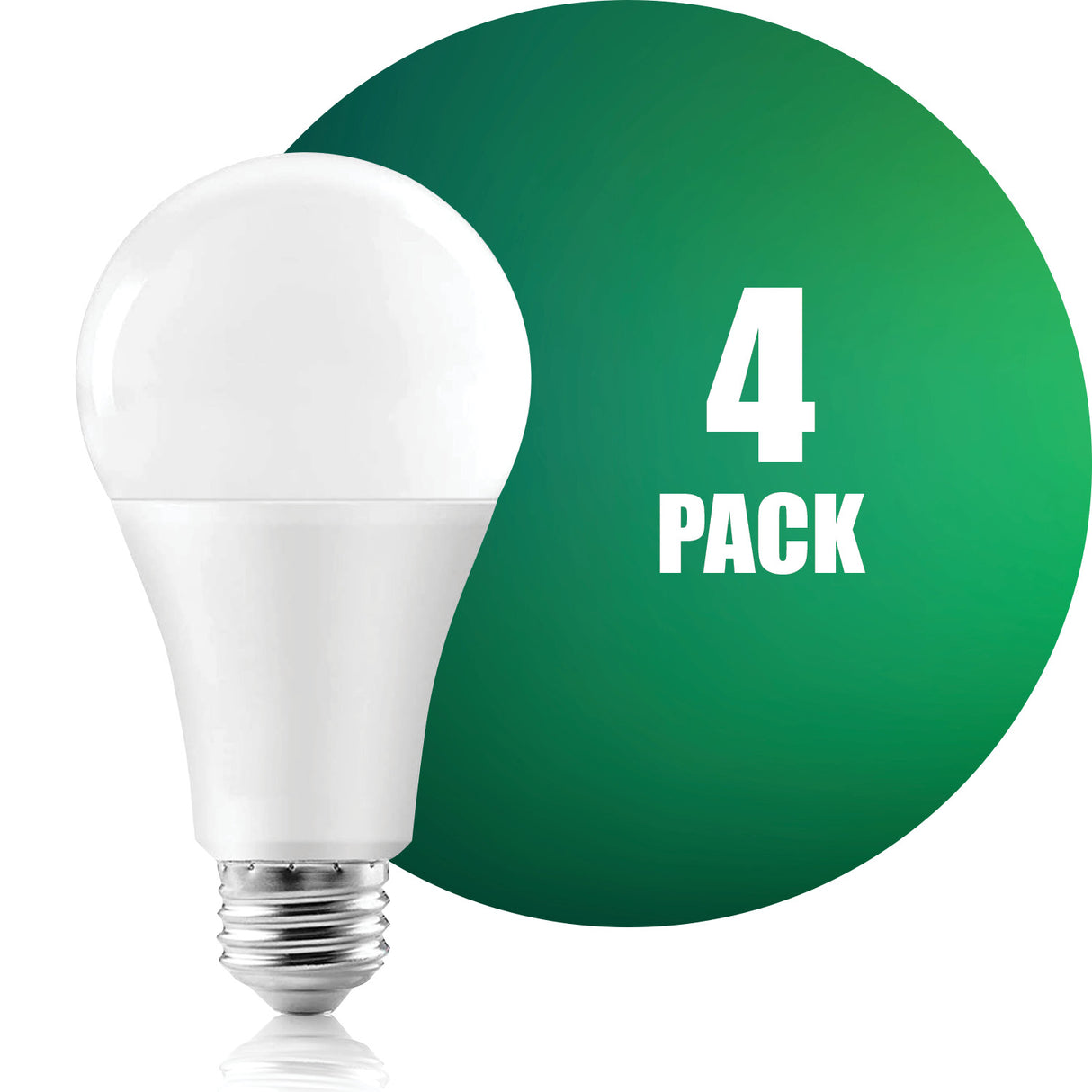 Ampoule LED QPlus A21, 16 W, 1 600 lm, 1 CCT (2 700 K), à intensité variable, certifiée Energy Star, homologué UL, garantie de 3 ans.