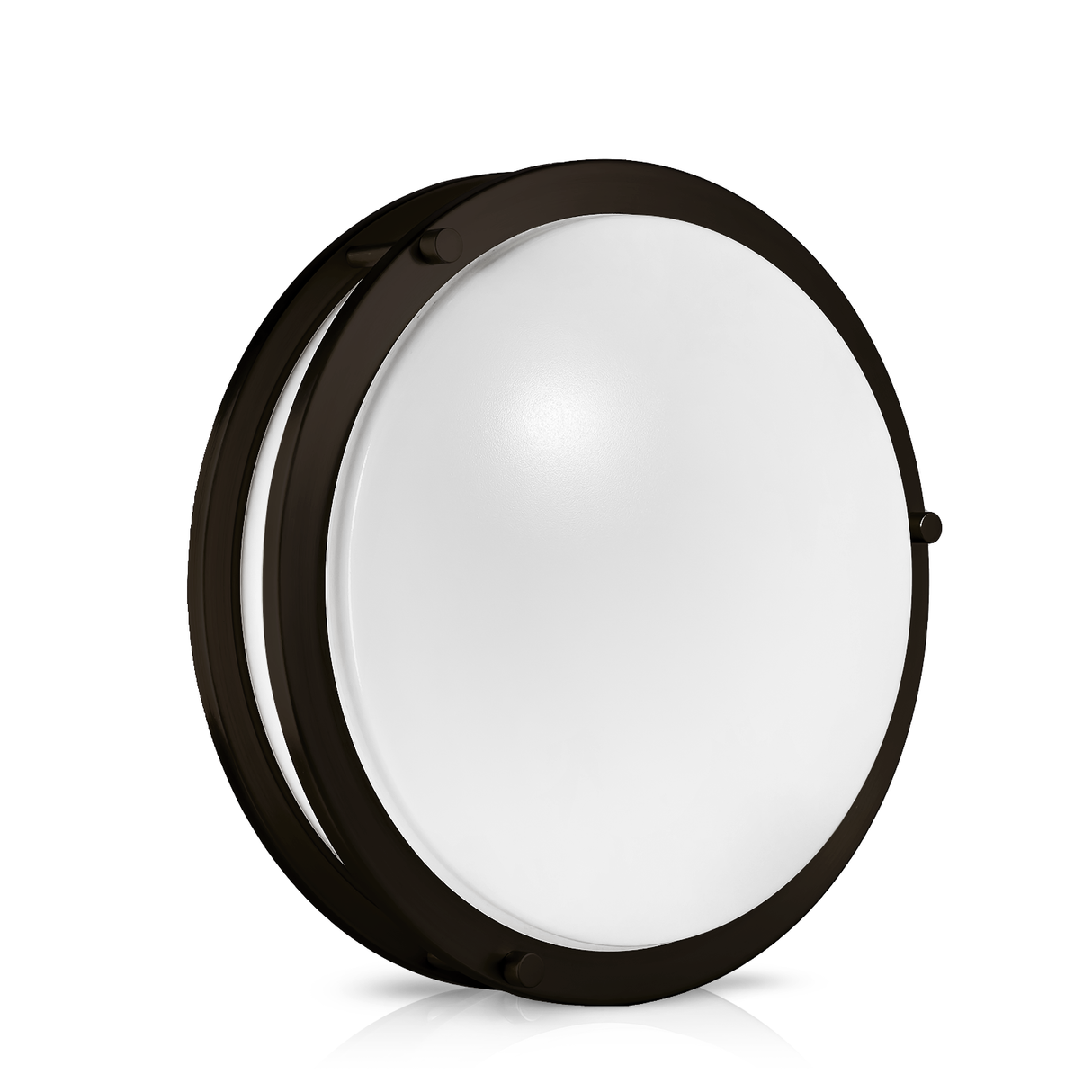 QPlus Plafonnier LED encastré 30,5 cm, double anneau 18 watts 1200 lm, intensité variable