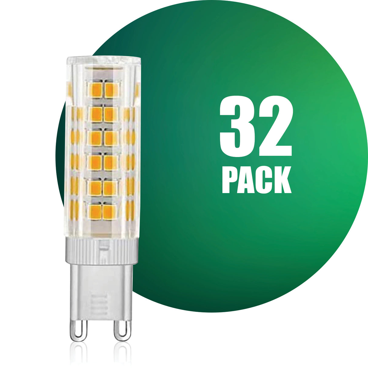 Ampoule LED QPlus G9, 4 W, 350 lm/5 W, 500 lm, 1 CCT (3 000 K/4 000 K/5 000 K/6 000 K), à intensité variable, certifié Energy Star, répertorié UL, garantie de 3 ans.