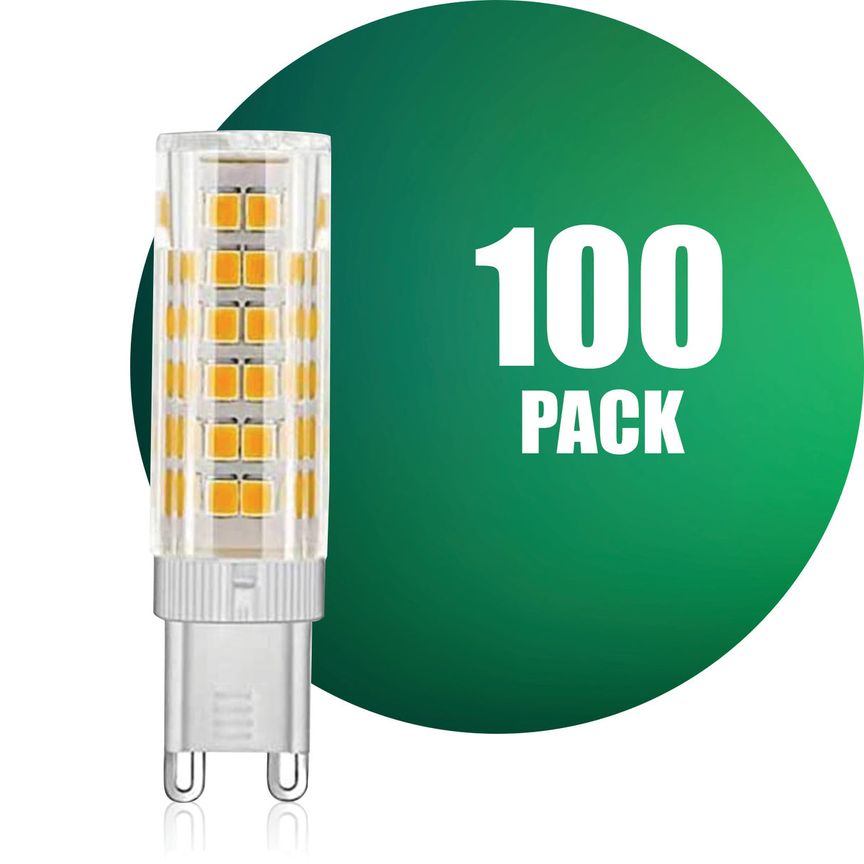 Ampoule LED QPlus G9, 4 W, 350 lm/5 W, 500 lm, 1 CCT (3 000 K/4 000 K/5 000 K/6 000 K), à intensité variable, certifié Energy Star, répertorié UL, garantie de 3 ans.
