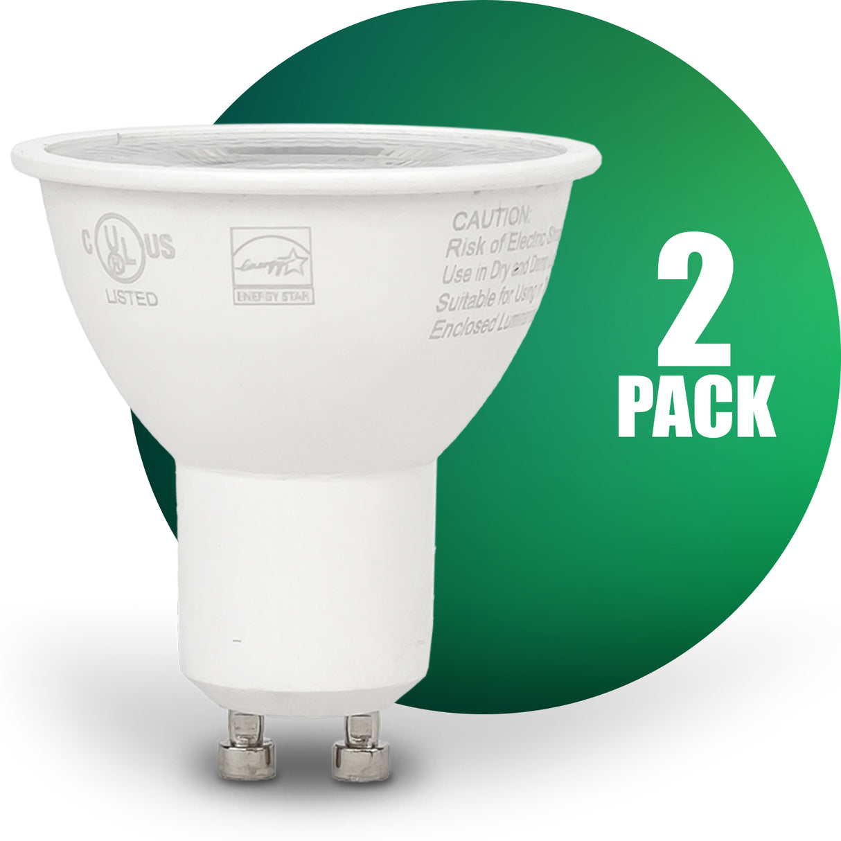 Ampoule LED QPlus GU10 sur rail, 7 W, 500 lm, 1 CCT (3 000 K/5 000 K), angle de faisceau 40°, intensité variable, certifié Energy Star, liste UL, garantie 3 ans