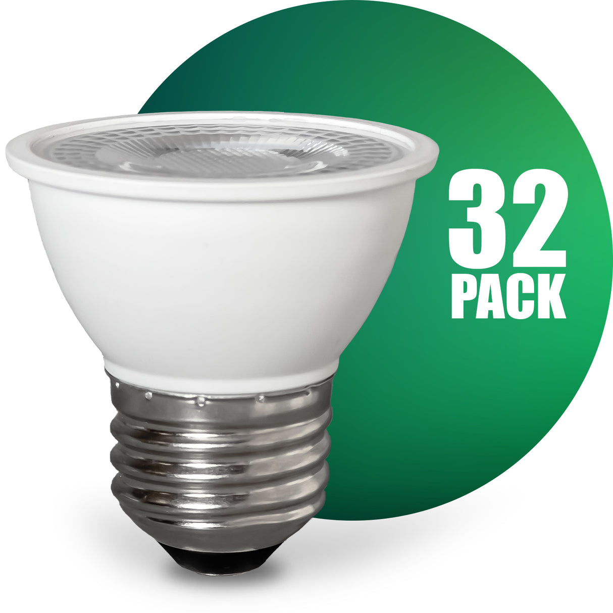 Ampoule LED encastrable QPlus PAR16, 7 W, 500 lm, 1 CCT (2 700 K/3 000 K/4 000 K/5 000 K/6 500 K), angle de faisceau 40°, intensité variable, culot à vis moyen E26, col court, certifié Energy Star, liste UL, garantie 3 ans.