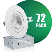 Load image into Gallery viewer, 4 Inch Narrow Gap Recessed LED Lighting, Gimbal, Single CCT
