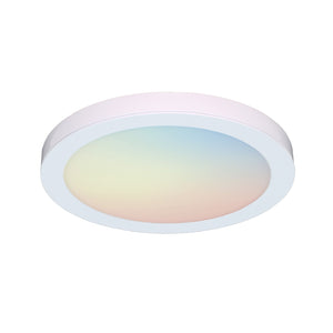 11 Inch LED Flat Flush Mount, 3000K/4000K/5000K Color Changeable from the Switch, 12.5W 875LM, Dimmable, Energy Star Certified, ETL Listed, 5 Year Warranty, White