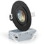 4 Inch Recessed LED Lighting, Gimbal, 5CCT Color Selectable, Wet Rated, Black Trim