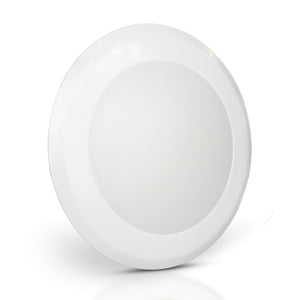 QPlus Plafonnier LED rond à intensité variable de 7,5 pouces, 15 W/1 050 lumens 