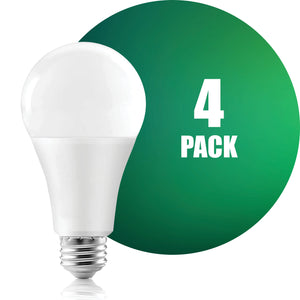 QPlus A21 LED Light Bulb, 16W, 1600LM, 1CCT(2700K), Dimmable, Energy Star Certified, UL Listed, 3 Year Warranty