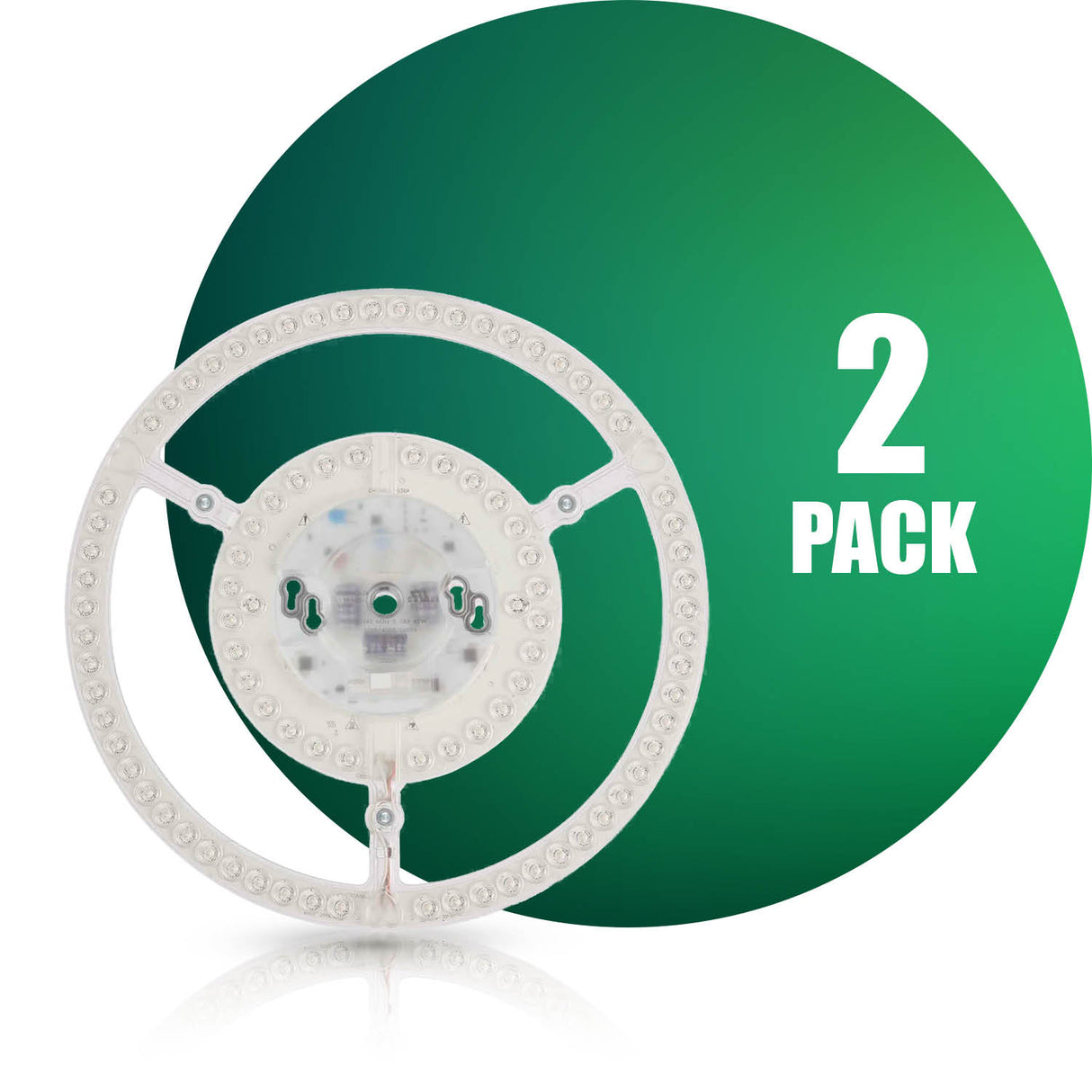 QPlus LED Circular Module Panel, Replacement Light, 12.2 Inch, 42W, 4000LM, 3CCT(3000K/4000K/5000K), Dimmable, Compatible with 17-20 Inch Flush Mount Lighting Fixtures, Energy Star Certified, UL Listed, 5 Year Warranty