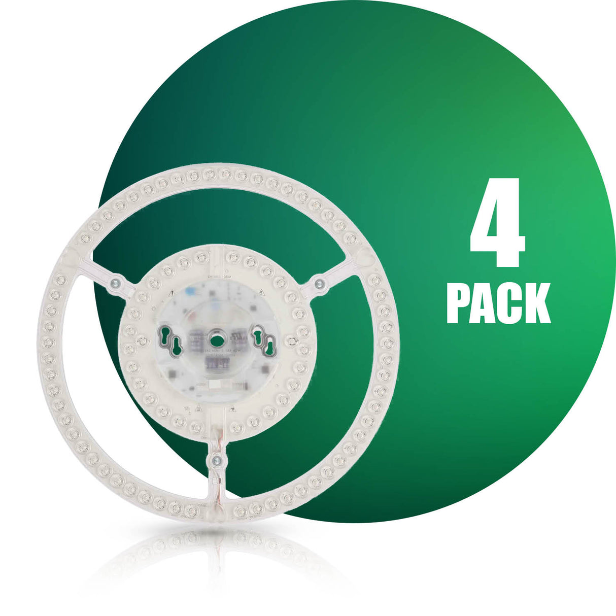 QPlus LED Circular Module Panel, Replacement Light, 12.2 Inch, 42W, 4000LM, 3CCT(3000K/4000K/5000K), Dimmable, Compatible with 17-20 Inch Flush Mount Lighting Fixtures, Energy Star Certified, UL Listed, 5 Year Warranty