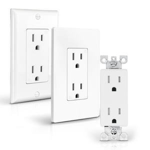 QPlus 15Amp Tamper Resistant Wall Outlet - UL Listed