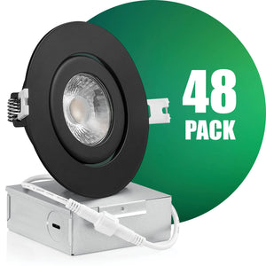 4 Inch Recessed LED Lighting, Gimbal, Single CCT