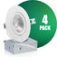 4 Inch Narrow Gap Recessed LED Lighting, Gimbal, Single CCT