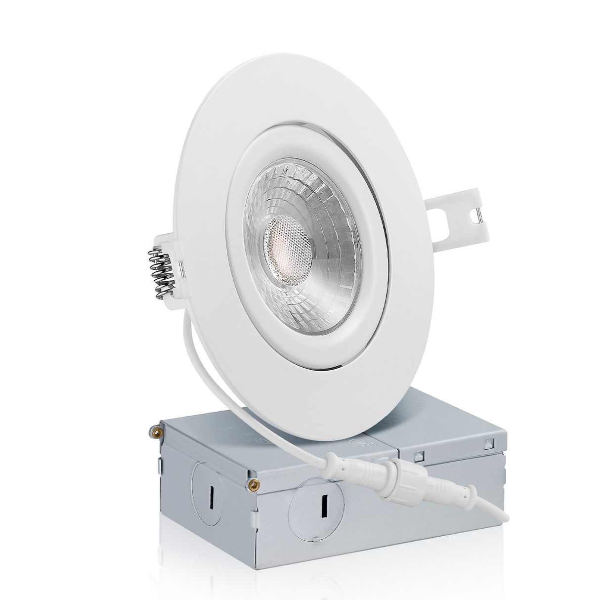 4 Inch Narrow Gap Recessed LED Lighting, Gimbal, Single CCT