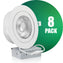 6 Inch Airtight Recessed LED Lighting, Gimbal, Single CCT