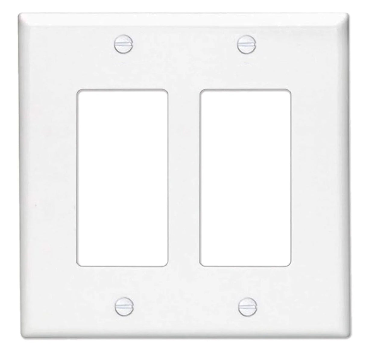 QPlus 1, 2, 3 gangs avec plaque murale à vis, couvercle de sortie standard pour interrupteur, variateur, GFCI et prise USB pour usage résidentiel et commercial